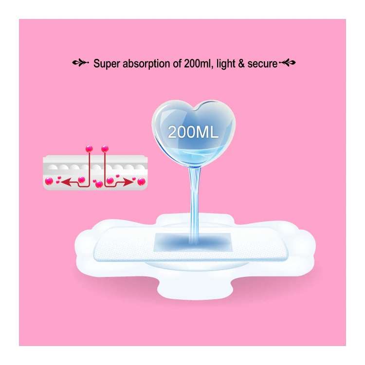 240mm Chinese Herbs Sanitary pad for menstrual