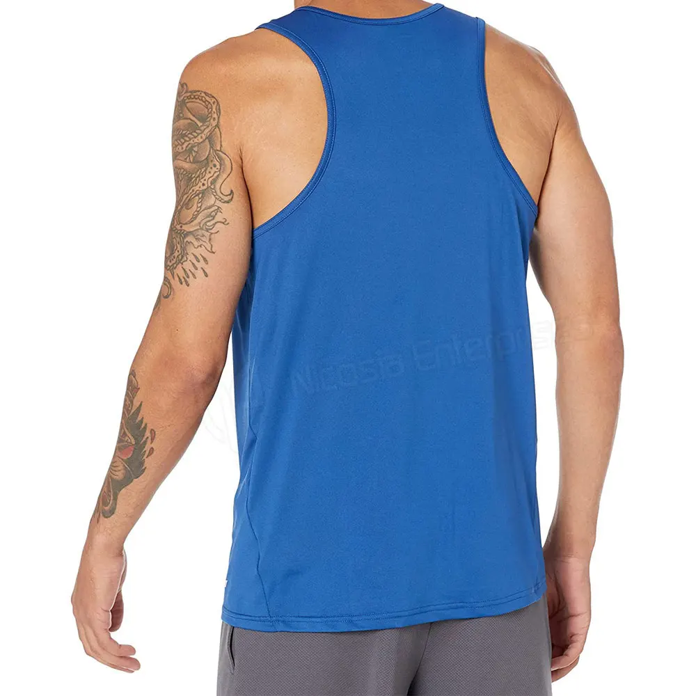 Wholesale Custom New Design Men Gym Vest Fitness Running Stringer Vest