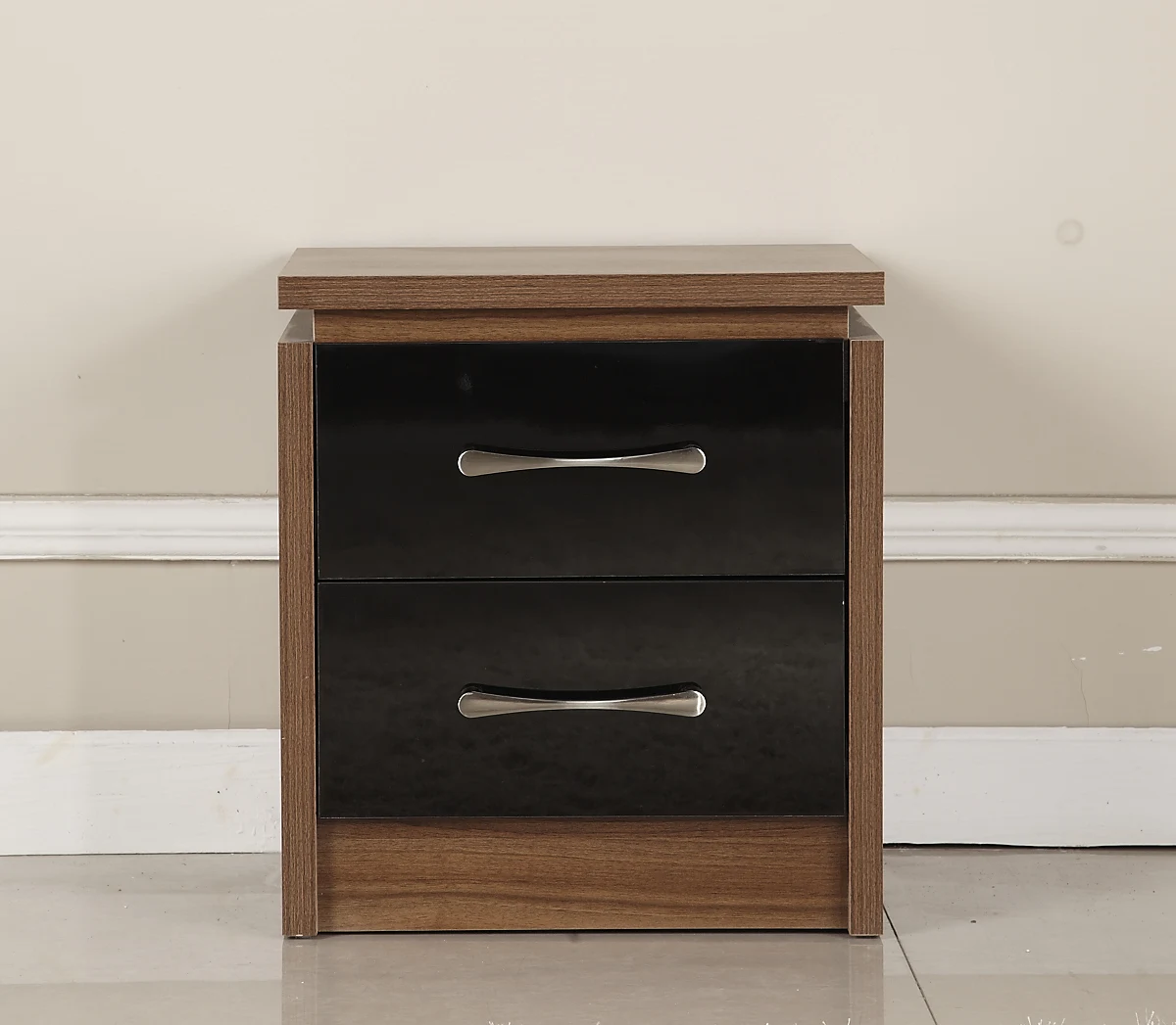 High Gloss Bedroom Furniture Sets 3 Piece Trio Wardrobe Drawers Chest & Bedside cabinet