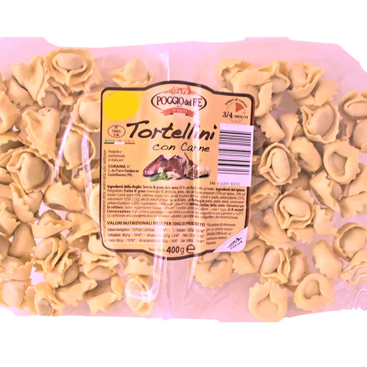 
Top quality POGGIO DEL RE Italia MEAT FILLED TORTELLINI - DOUBLE PACK- 400 g 