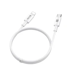 BAVIN  hot selling cell mobile phone usb date cable 1m pd 18w 20w 30w  type c 8 pin fast charing cable for lighting to usb-c