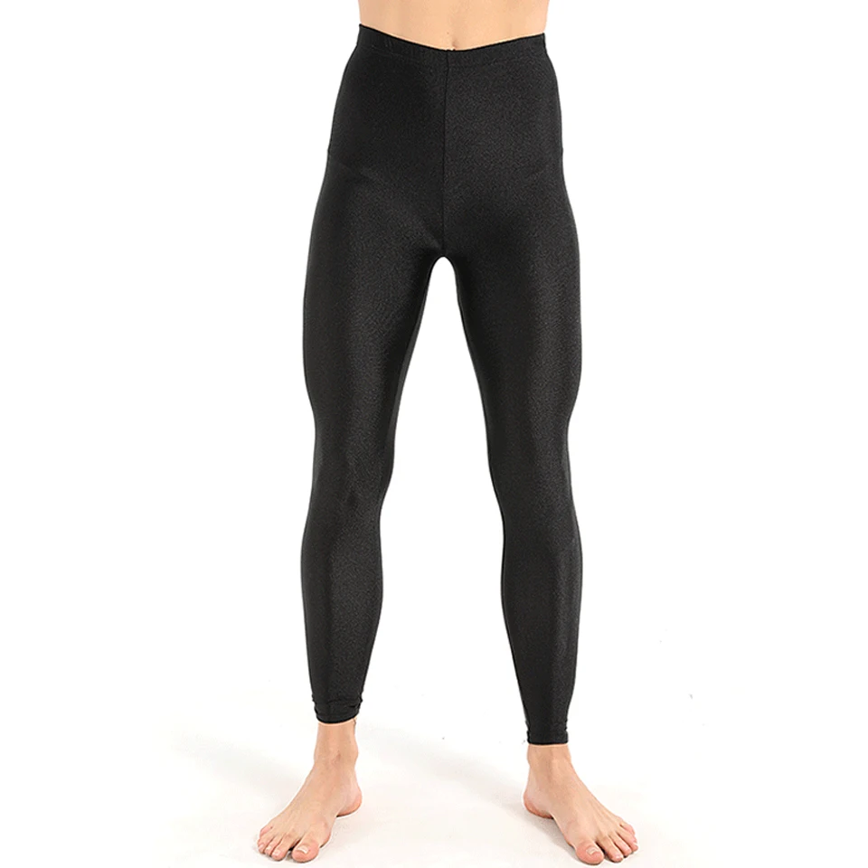 
 Женские повседневные блестящие глянцевые леггинсы для тренировок, большие размеры, черные однотонные леггинсы  