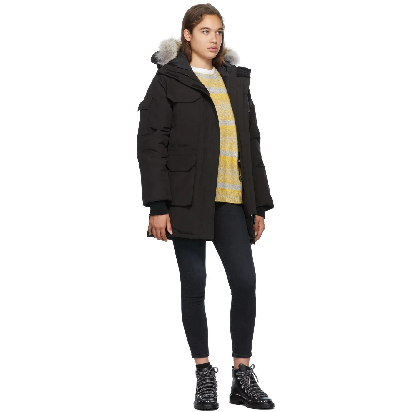 
Canada hot sale winter hiking outdoor parka winter snow down jacket high quality goose down 