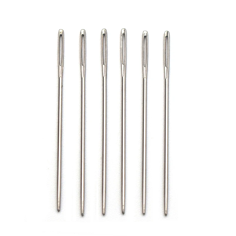 Prym Large-Eye Blunt Sewing Needles, Stainless Steel Yarn Knitting Needles, Crafting Knitting Weaving Needles