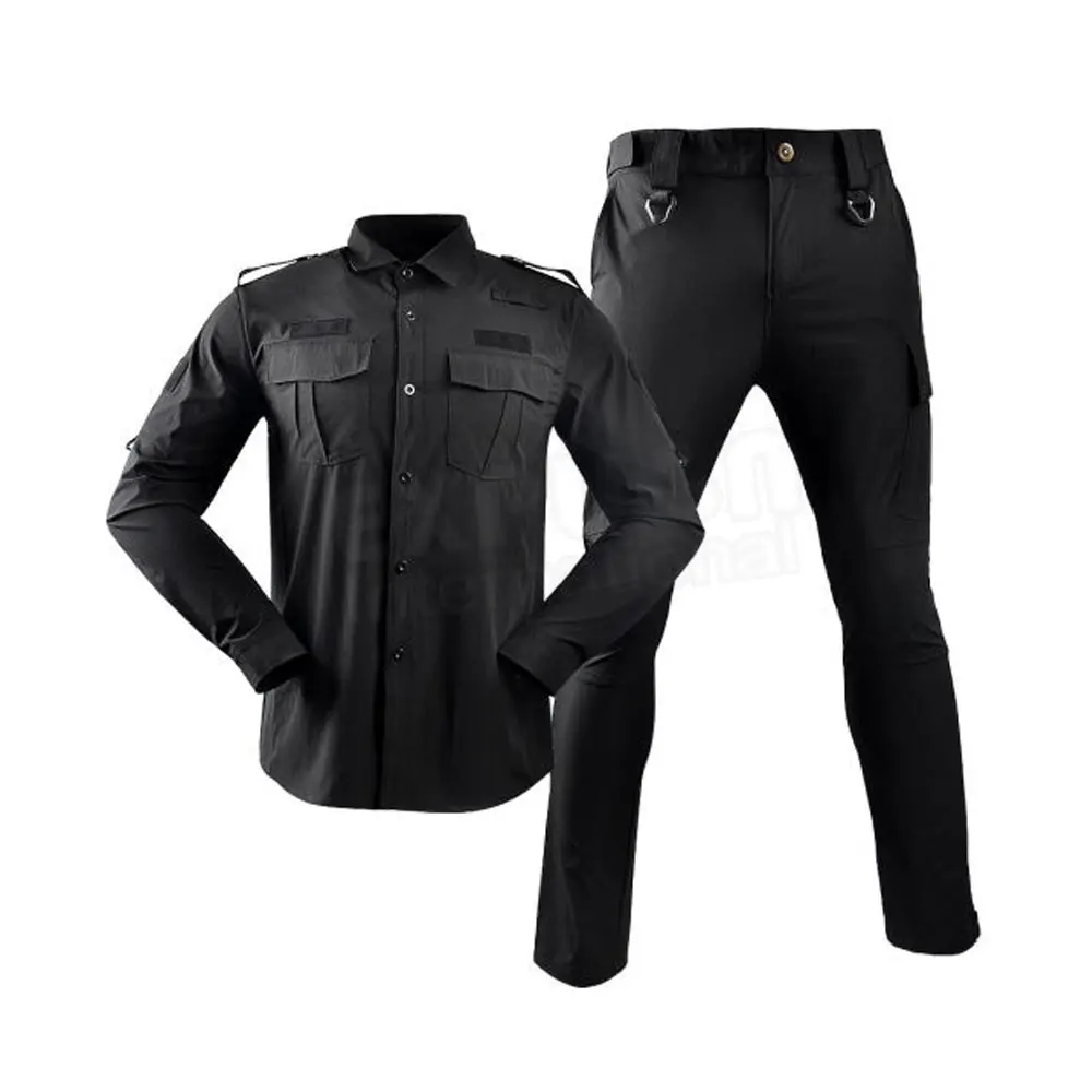 Factory Supply OEM Custom Men Tactical Security Guard Officer Security uniform