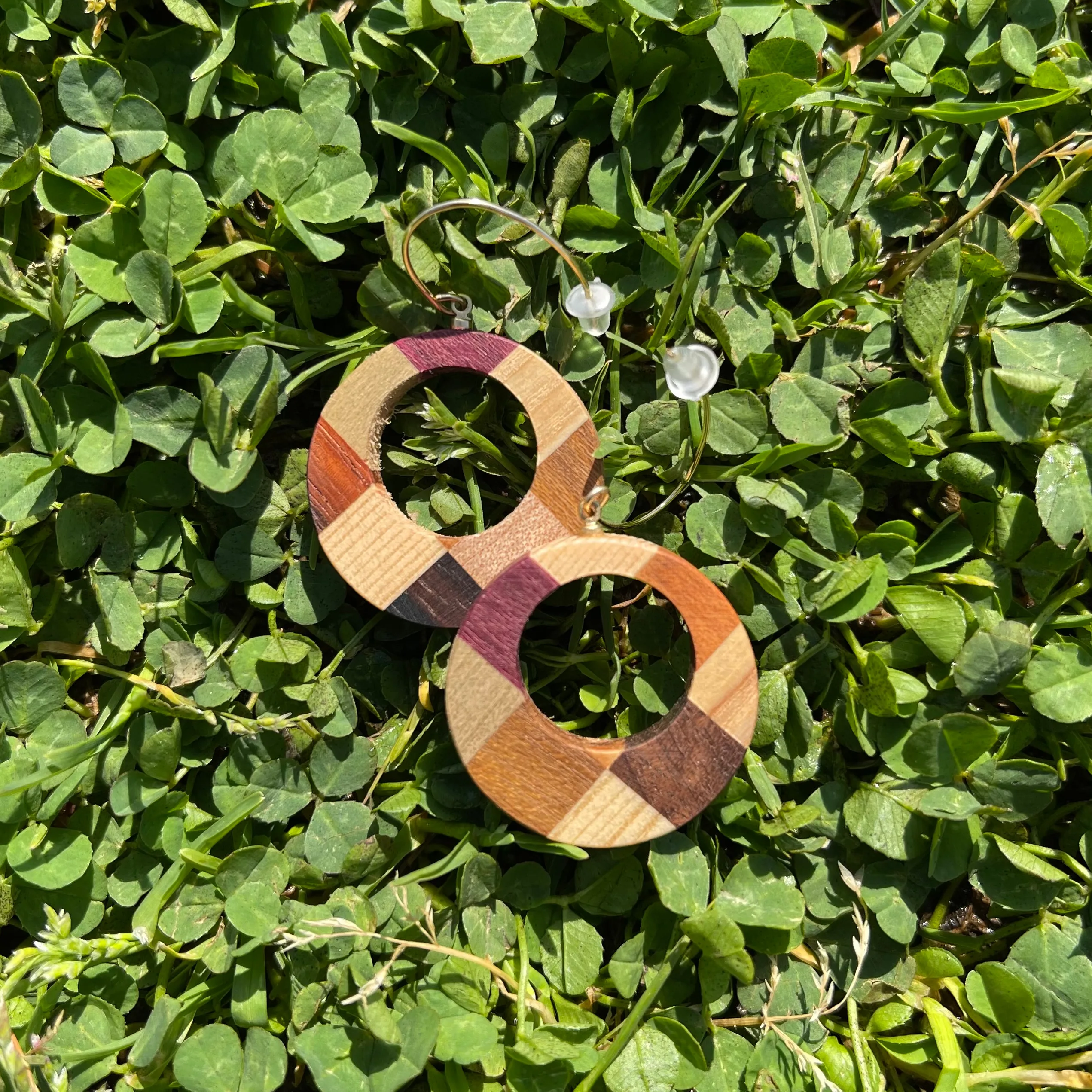 Traditional crafts clip-on jewelry earrings from Japan