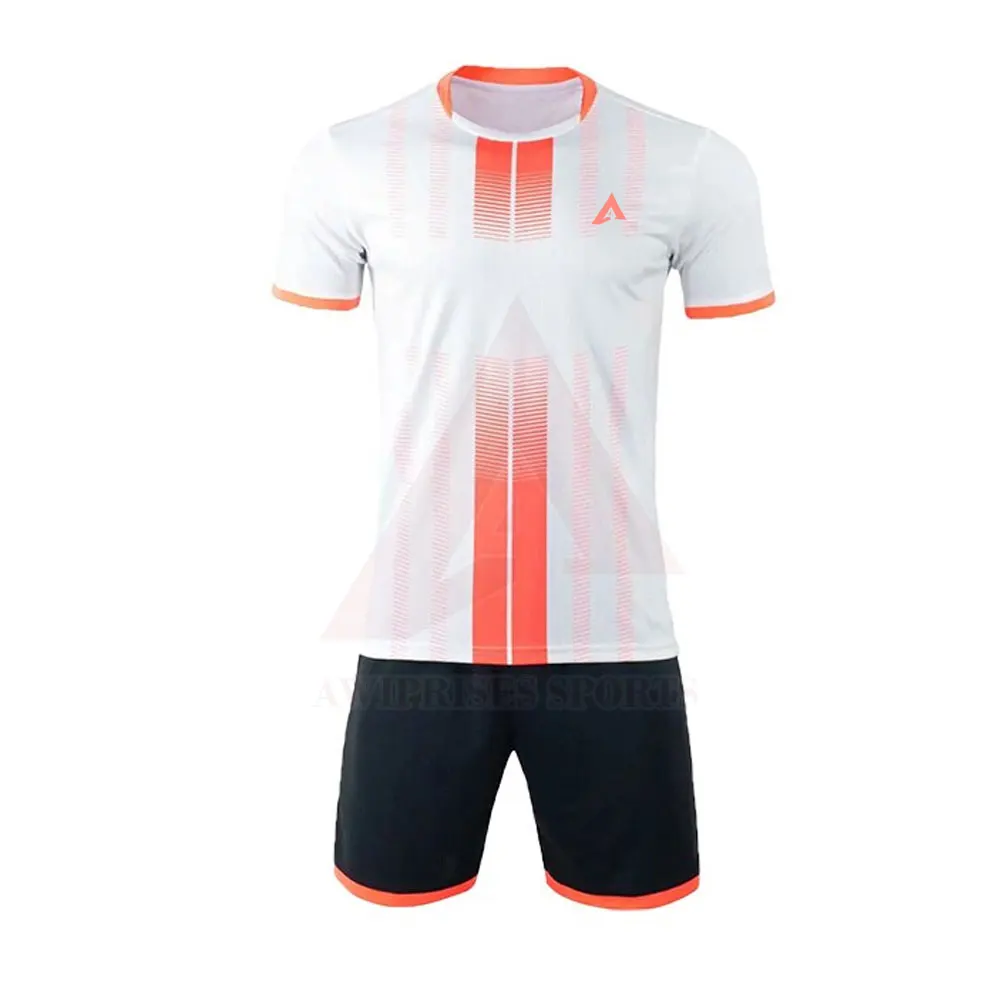 Custom Soccer Uniform New Design Team Manufacture Soccer Uniform Jersey Sublimated Soccer Uniform