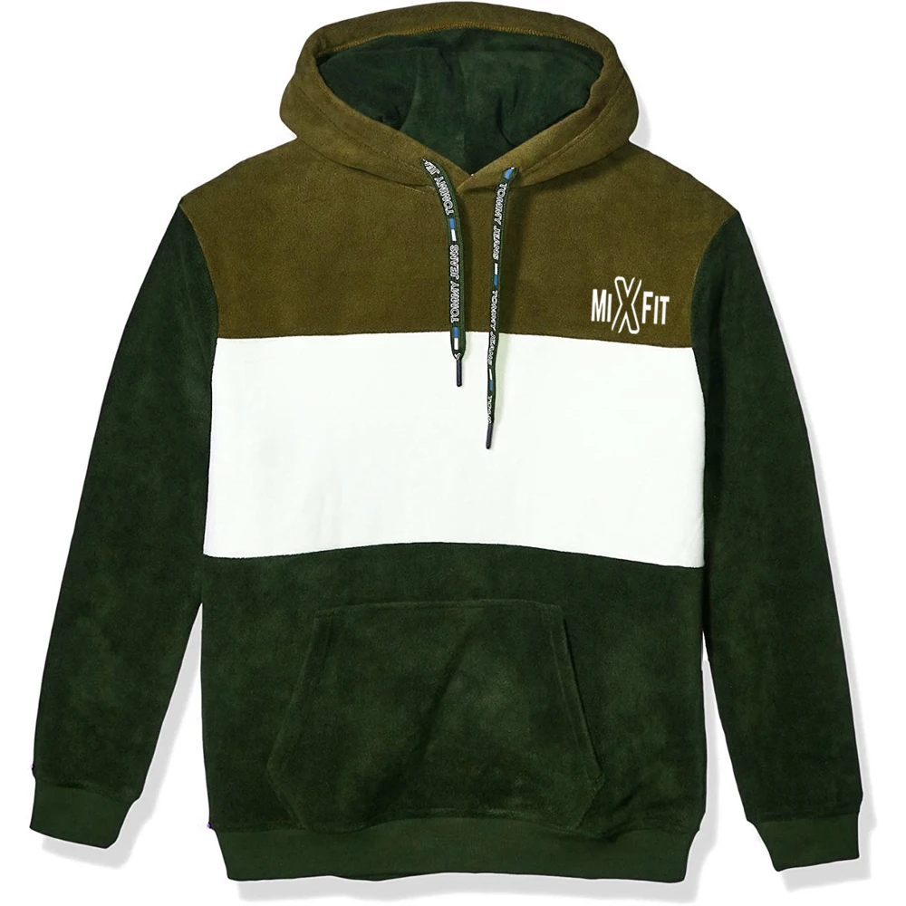 Оптовая продажа пуловер толстовки без рукавов на заказ Мужская толстовка с капюшоном мехом внутри