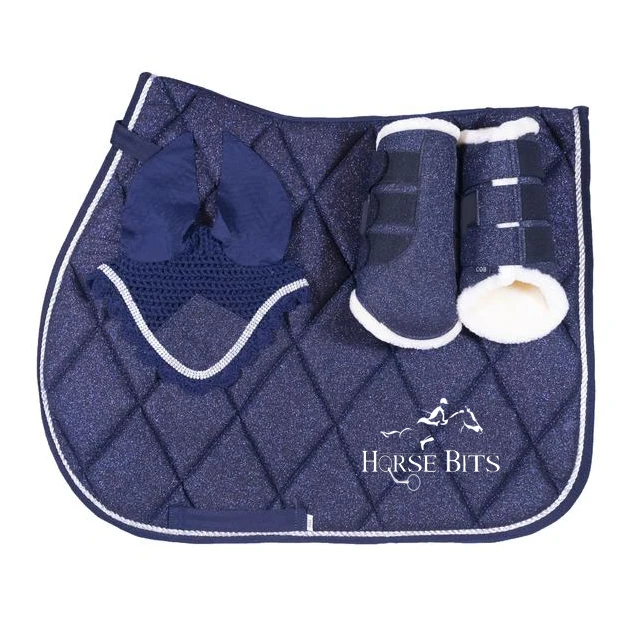 Perpule Color Saddle pad sets, Hologram saddle pad sets, different colors saddle pad sets/ Dressage/ Jumping saddle pad sets