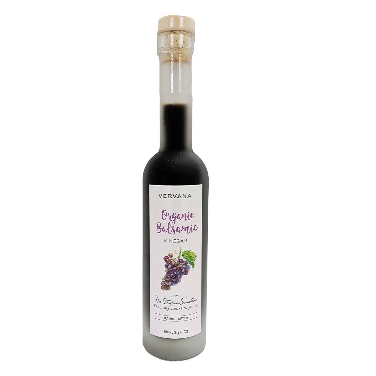  Vervana 2-Year Barrel-Aged California Organic Balsamic Vinegar - 200 ml (6.8 FL