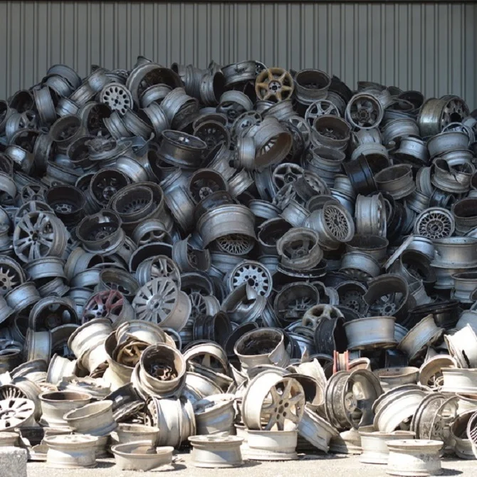 Aluminum Alloy Wheel Scrap 99.99% at Low price