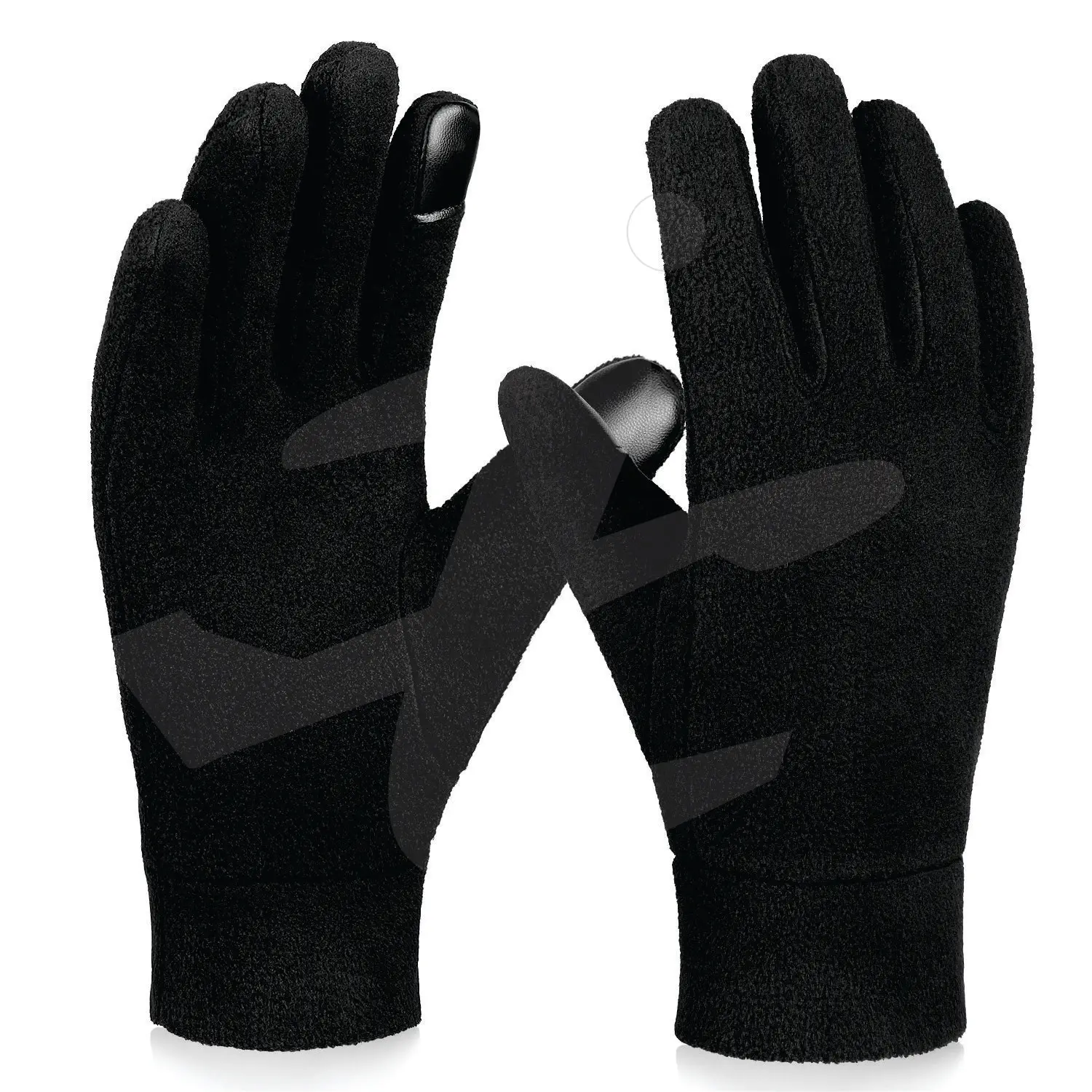 Excellenso 100% Polar Fleece Thermal Winter Hand Wears Gloves For Cold Weather Driving Hiking Snowing Running Cycling .