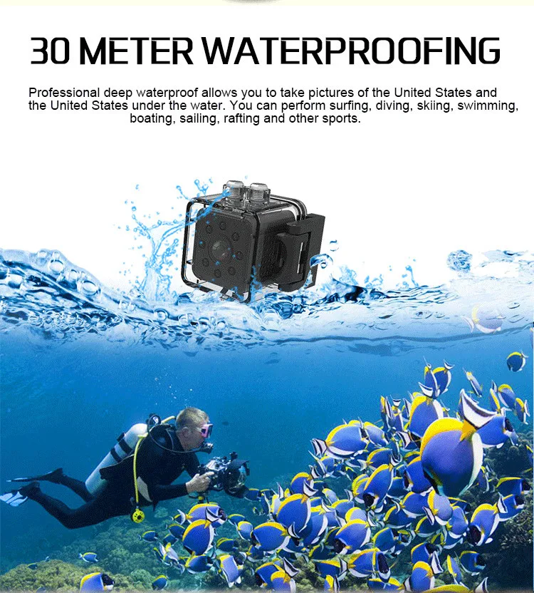 New arrival SQ23 infrared night vision Micro wireless small cctv camera waterproof sport dv mini hotspots sport camera wifi