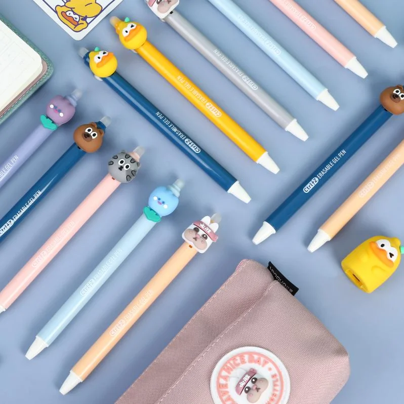 Cute Animals Style Erasable Gel Pen Languo Cartoon Design Gel Pen Back To School Stationery Sets