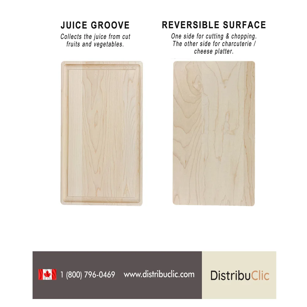 
Top Rated Product Cutting Board New Design Small Maple Cutting Wood Board With Juice Groove 11-1/2