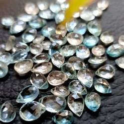 Good Quality Natural Cut Aquamarine Loose Faceted Gemstone Beaded Briolette Making Jewelry Wholesaler price per carat