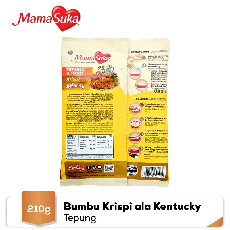 Seasoned Flour for Fried Chicken Ala Kentucky