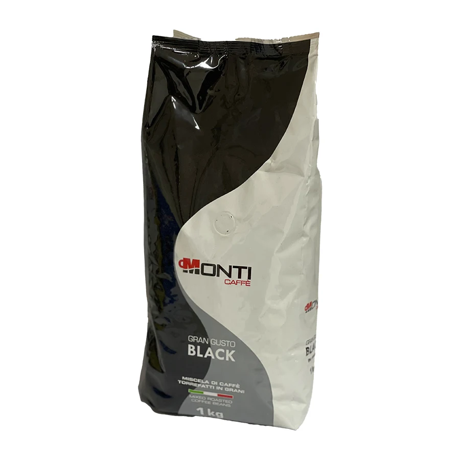 Лучшее качество, Сделано в Италии, кофейные зерна Gran Gusto, черный мешок, 1 кг, для экспорта