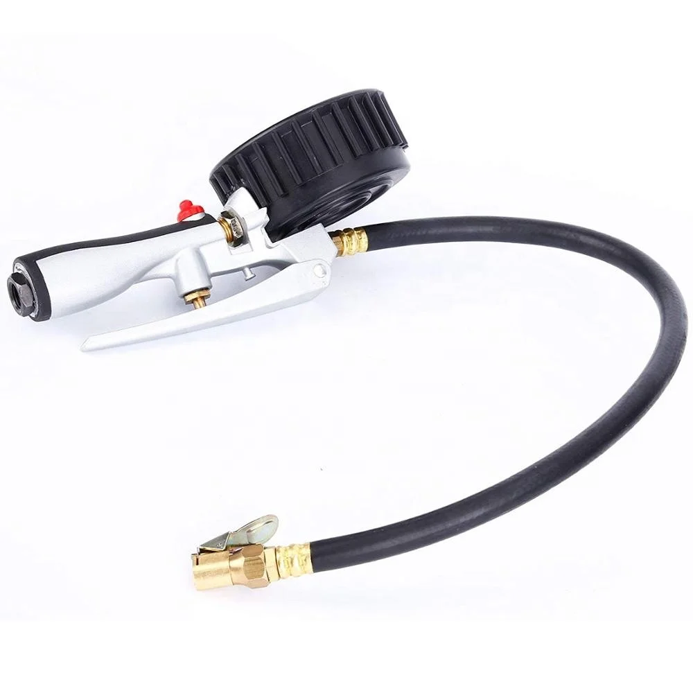 Dial Tire Inflator with Pressure Gauge Heavy Duty Made Taiwan High Accurate for Tyre Shop Repair Tool