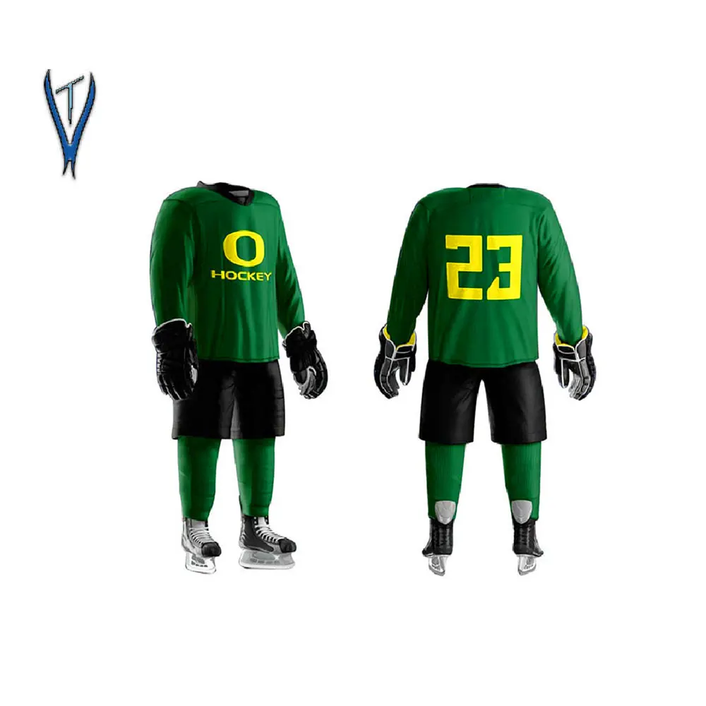 Beautiful design Ice Hockey Wholesale 100% Polyester Breathable Quick Fit Custom Ice Hockey