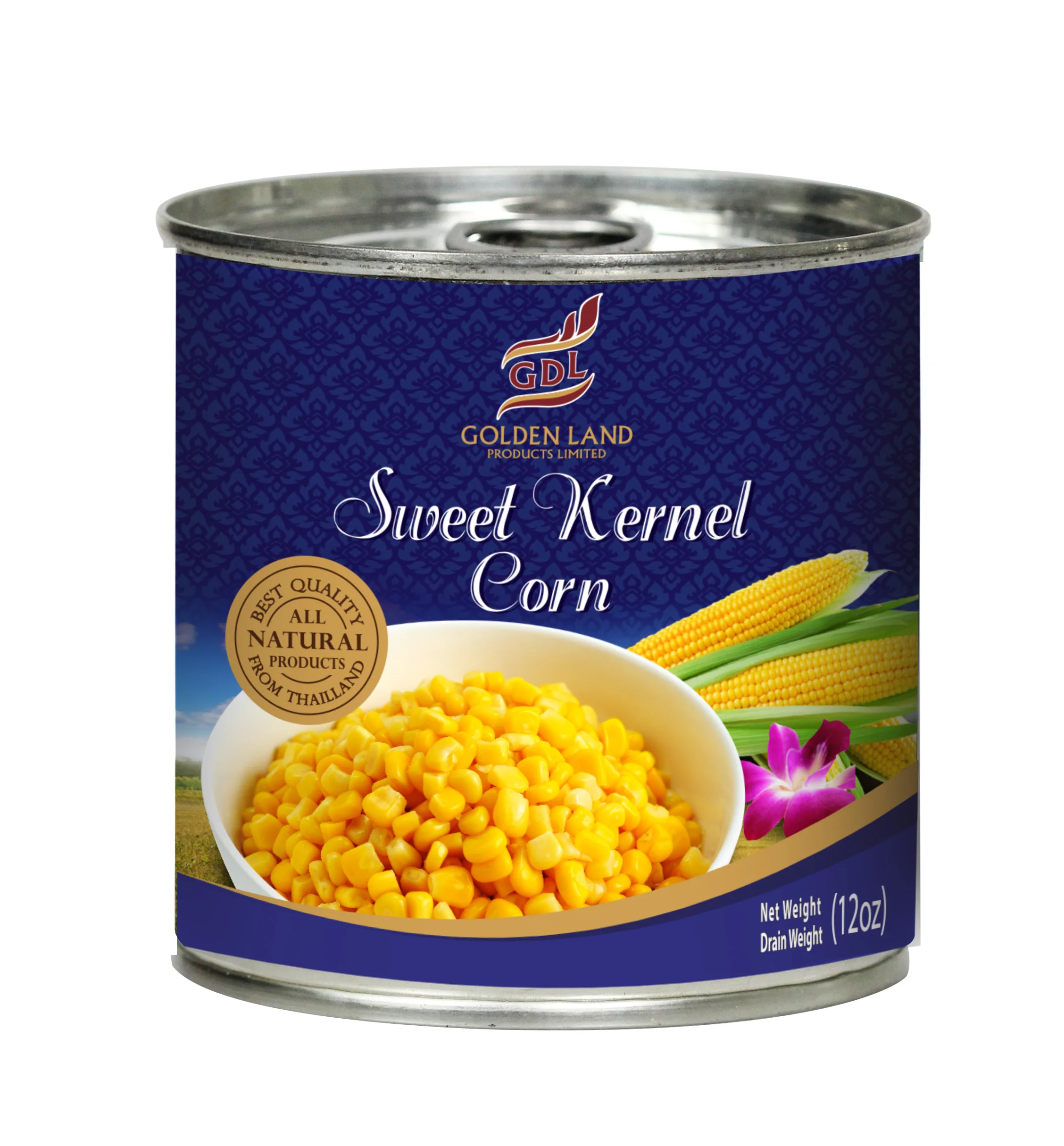 Best Quality For 75OZ. Canned Sweet Kernel Corn In Vacuum Packed
