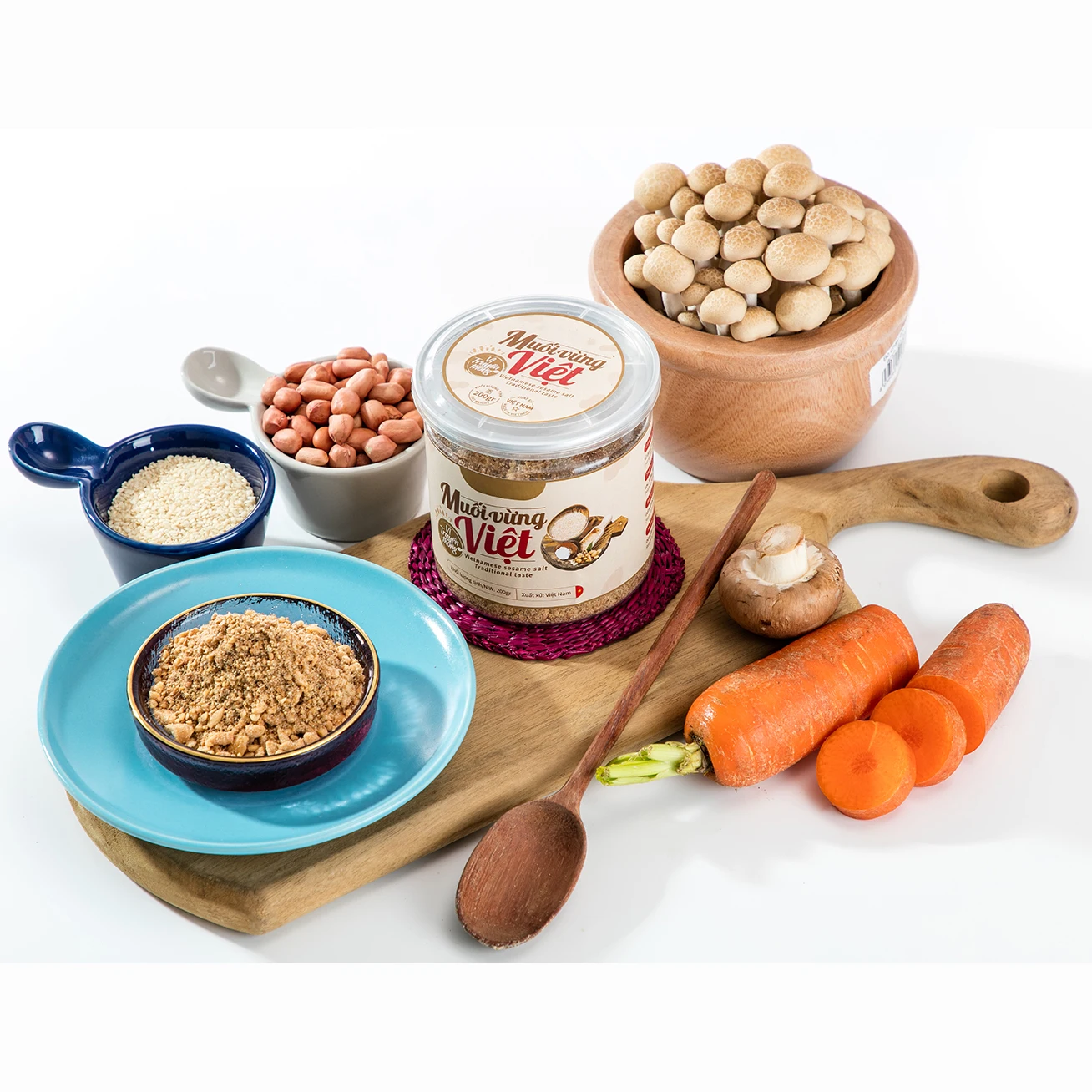 Top price Premium instant food sesame salt mix traditional flavor healthy snack slim food