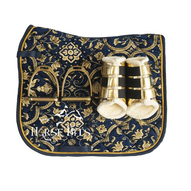 Equestrian saddle pad sets, English saddle pad sets, Custom saddle pad sets /different color saddle pad sets