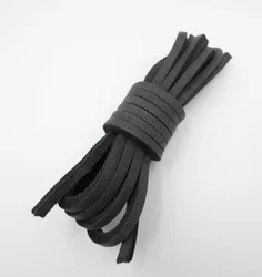 Leather square rawhide custom printed boats shoes lighted curly shoelaces