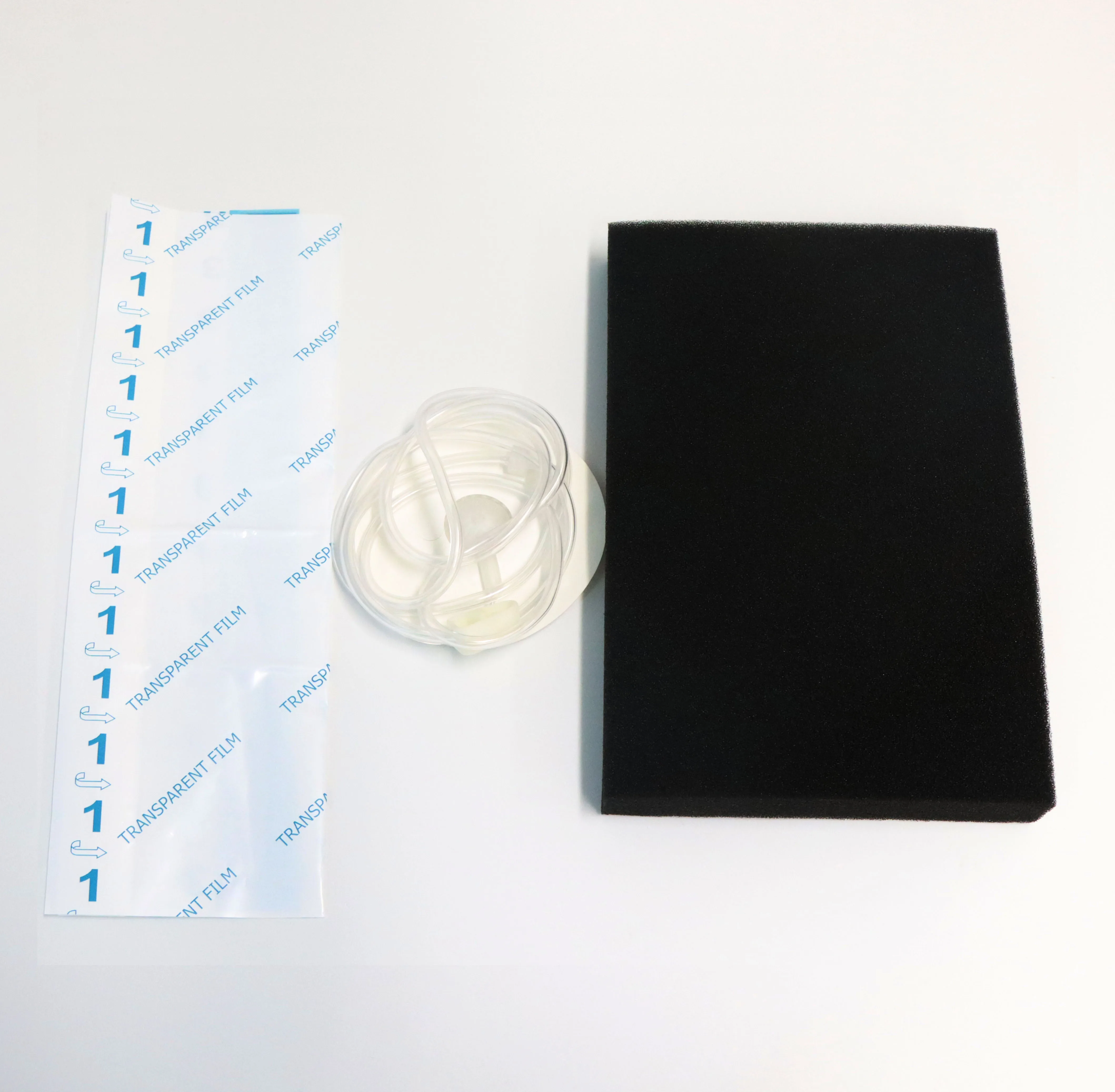 BLUENJOY Transparent Film Dressing +Foam+Capula with Plastic tube Disposable NPWT Dressing Kits for Wound Care
