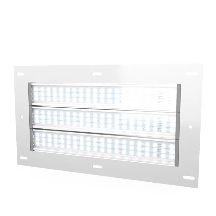 Wholesale High Quality Bright Outside and Inside Frame LED Lamp ECOLED-120-RF-D120 IP65 AZS Canopy Light 120 W