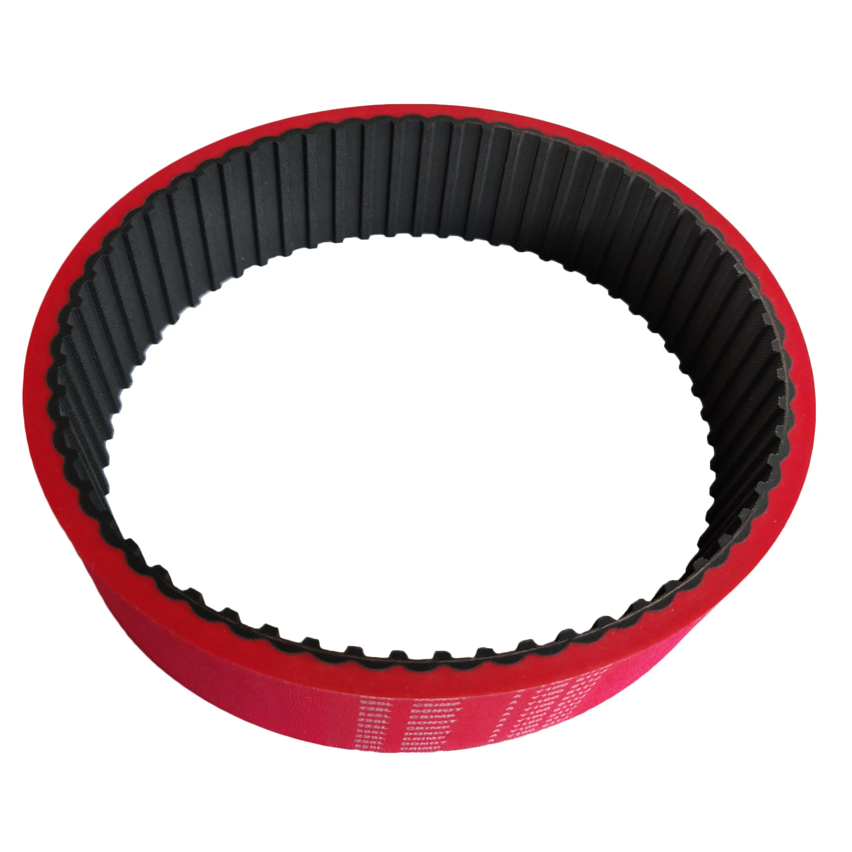 225L200 Vacuum Film Packing Machine Timing Belt Red Rubber Coating Timing Belt