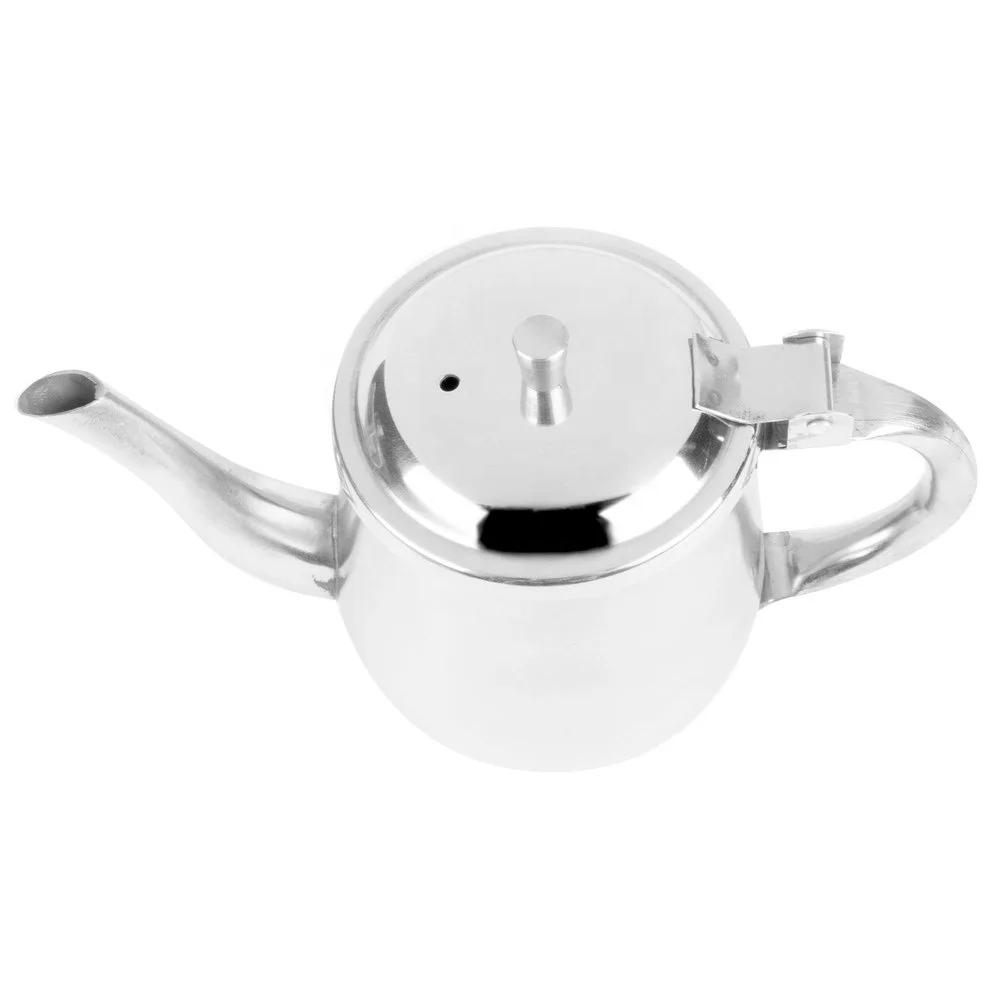 Stainless Steel 10 Oz Gooseneck Milk Tea Pot