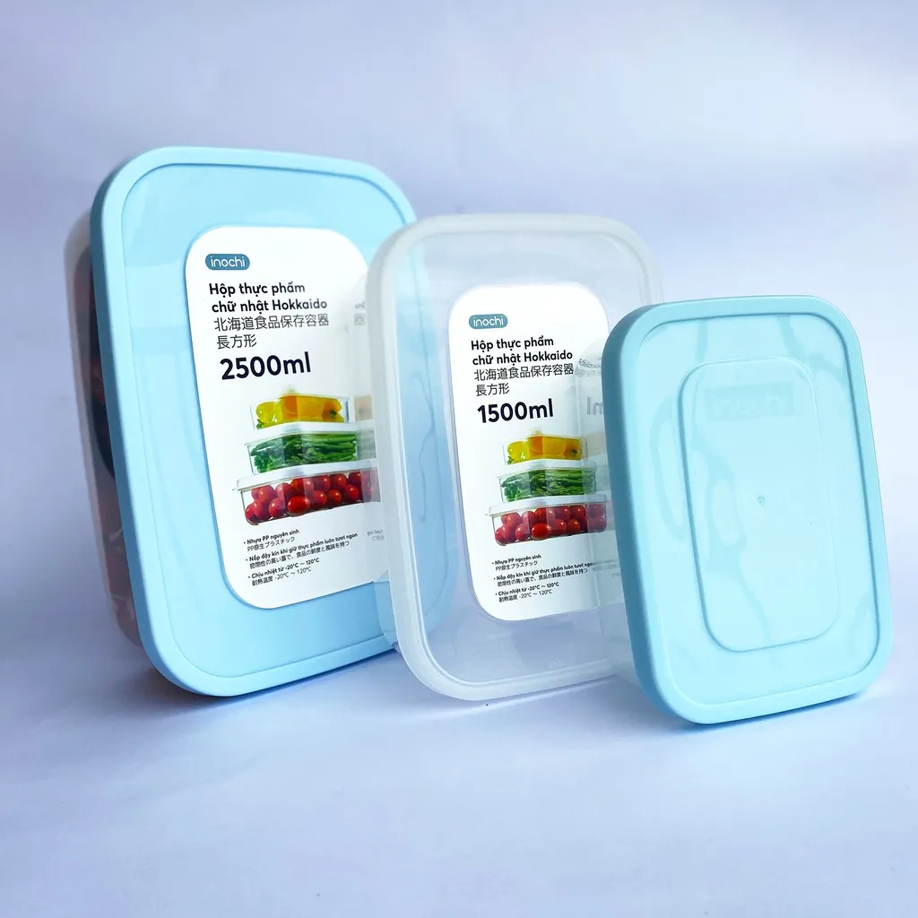 Hot Selling BPA free Food Container Kitchen Accessories Safe for Microwave 1000 ml Primary PP Plastic Container Made In Vietnam