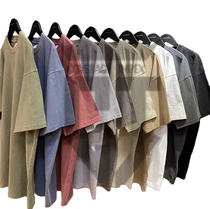 Unisex Custom Logo design luxury quality cotton loose fit little drop shoulder brand blank oversized t shirt Hot sale product