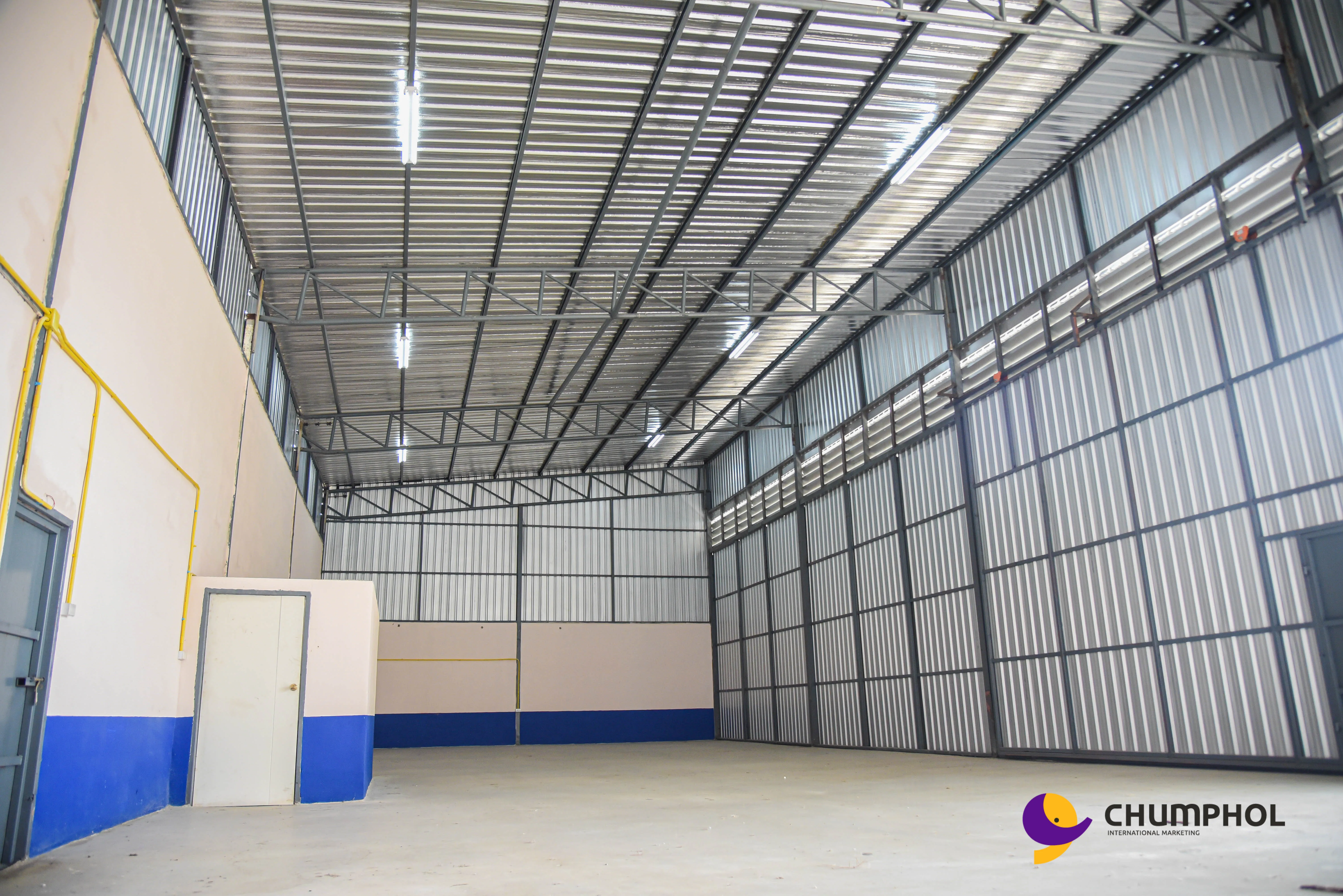 
High Raise Space Rent A Warehouse Land Steel Structure House Klong 5 Place In Thailand 