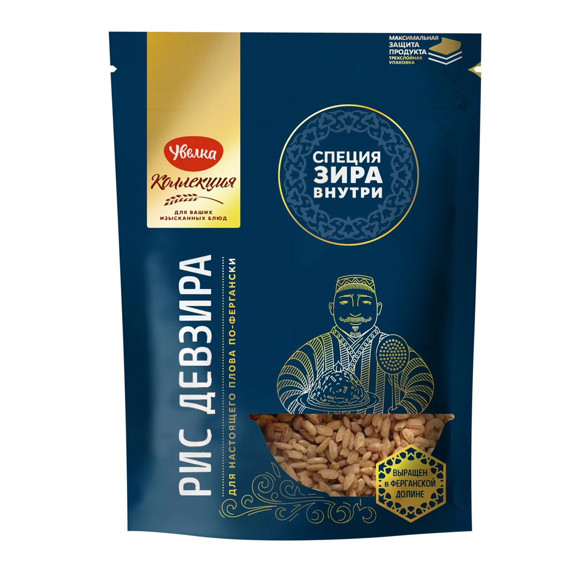 
Hulled devzira rice with cumin, 405g 