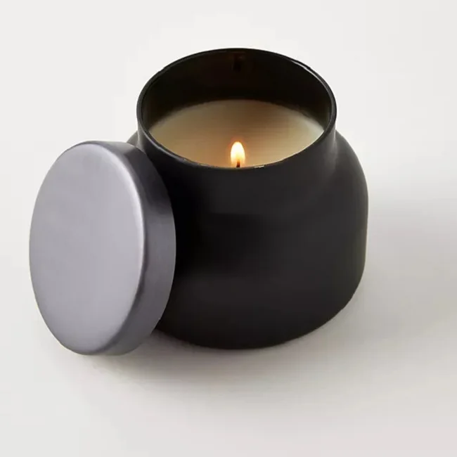 Unique Look Customized Design Candle In Metal Jar for Home and Wedding Decoration from India