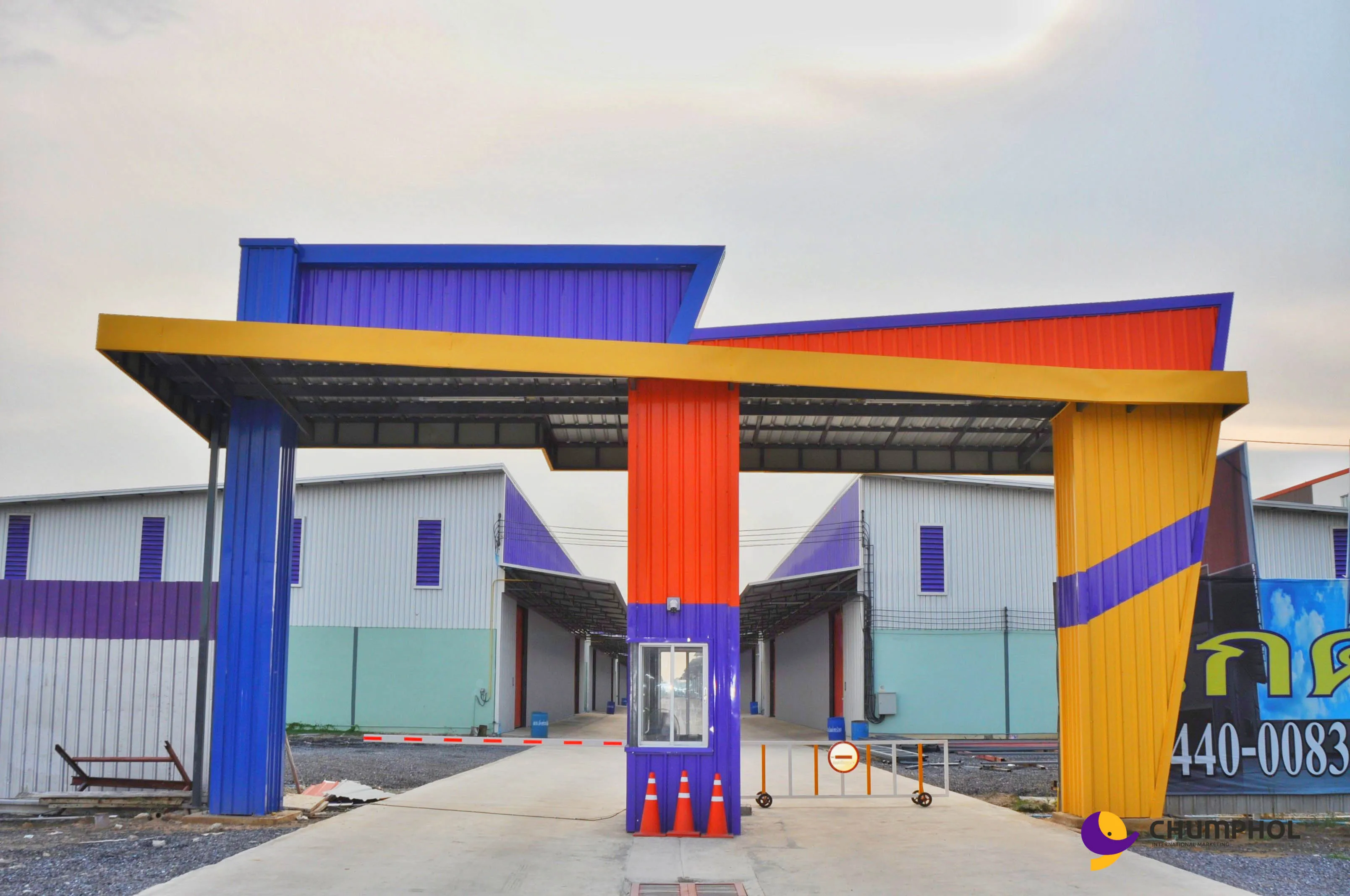 High Raise Space Rent A Warehouse Land Steel Structure House Klong 7 Place In Thailand