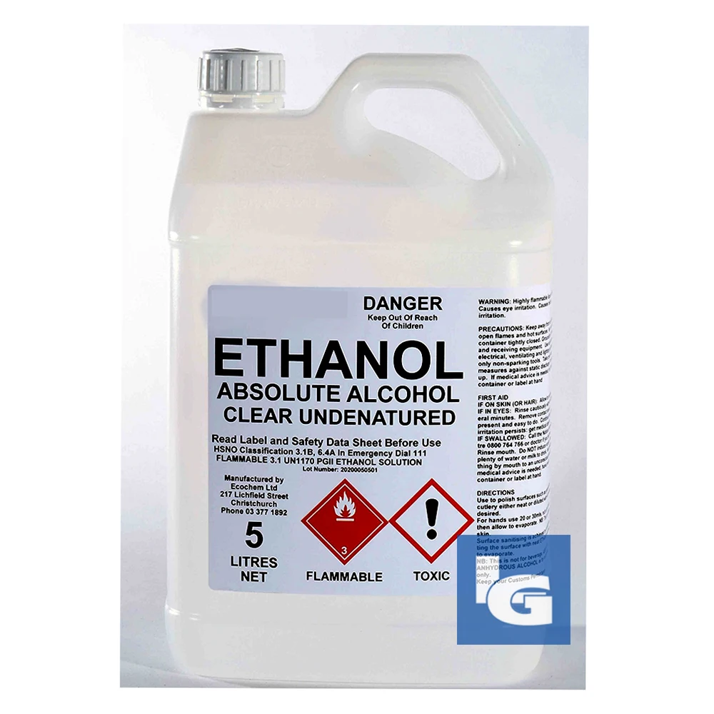 The best price food grade ethano laboratory