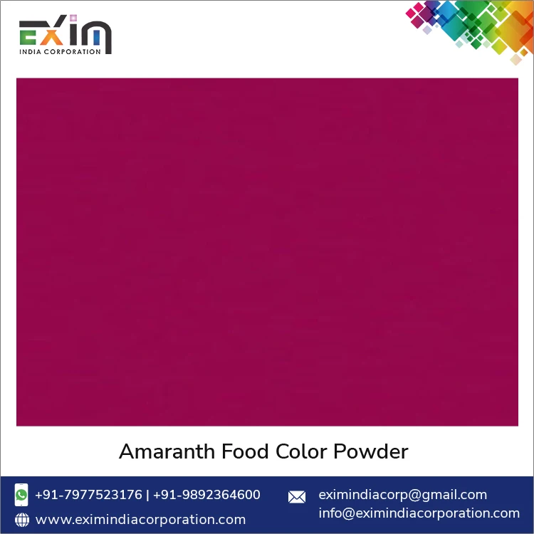 Widely Selling Top Notch Quality CAS No 915-67-3 Amaranth Food Grade Synthetic Color Powder for Food and Beverages