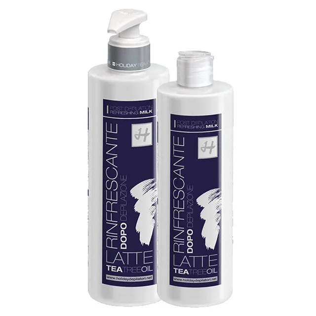 
Молочко для тела с маслом чайного дерева для после удаления волос Trattament Anti-красноватый молочный лосьон для тела Сделано в Италии 