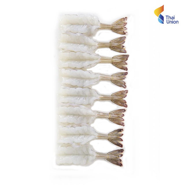 Raw butterfly shrimp