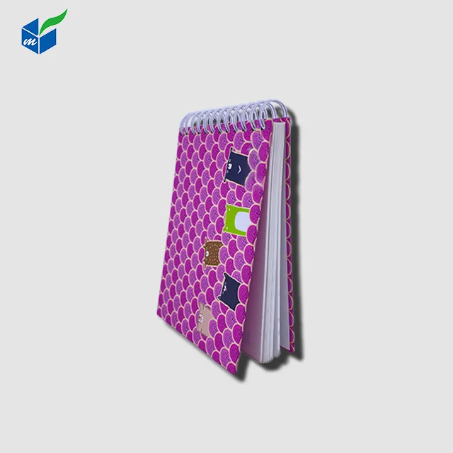 High-quality customized design A3 A4 A5 portable spiral notebook