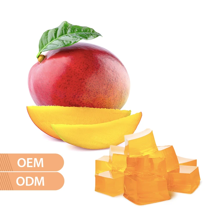 Customized Premium Jelly Mango Flavor Bubble Milk Tea Ingredient for Wholesale Taiwan Supplier