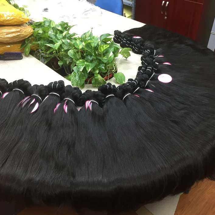 
Wholesale price virgin hair cuticle aligned hair double drawn raw vietnamese hair tangle free shedding free 