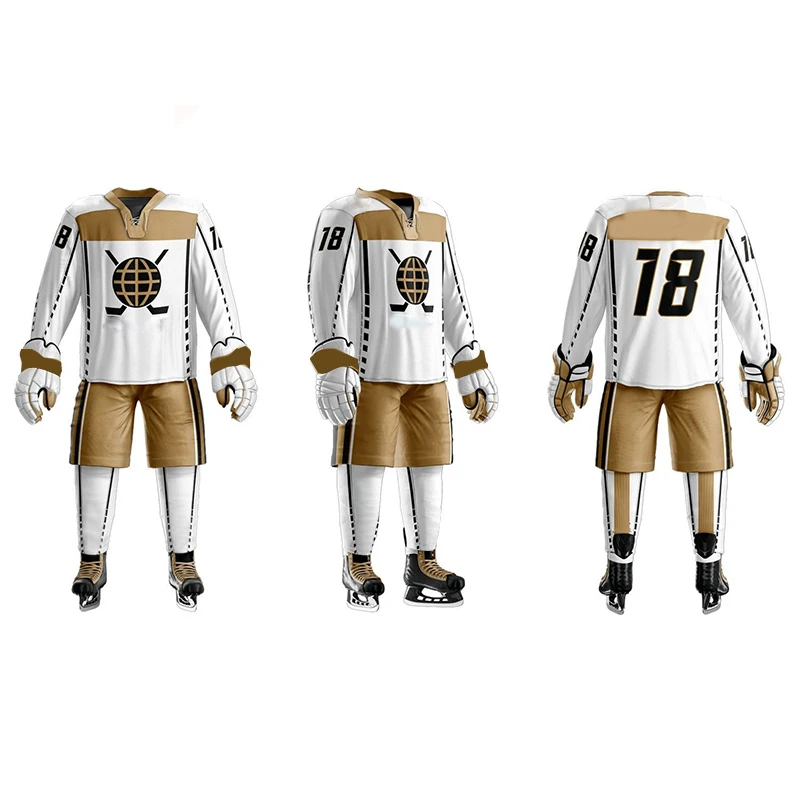 Different Design Ice Hockey Jersey Fashion Customized Logo Team Sports Wholesale Price Ice Hockey Uniform