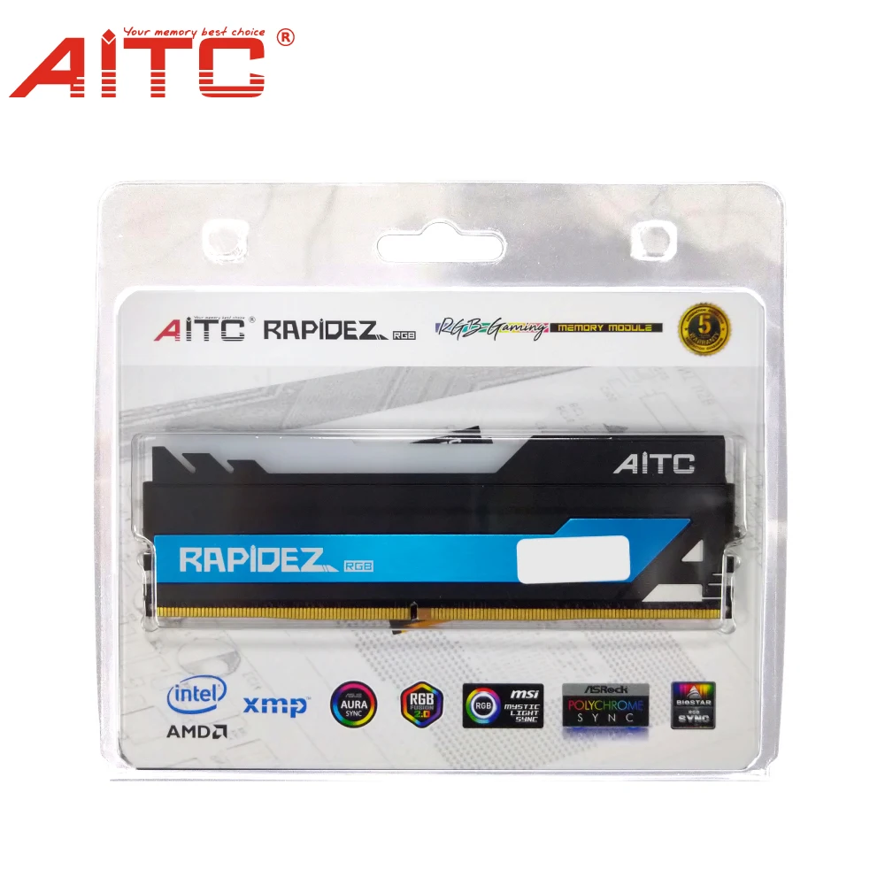 Taiwan Design RGB RAM DDR 4 8GB 3200MHZ For gaming PC