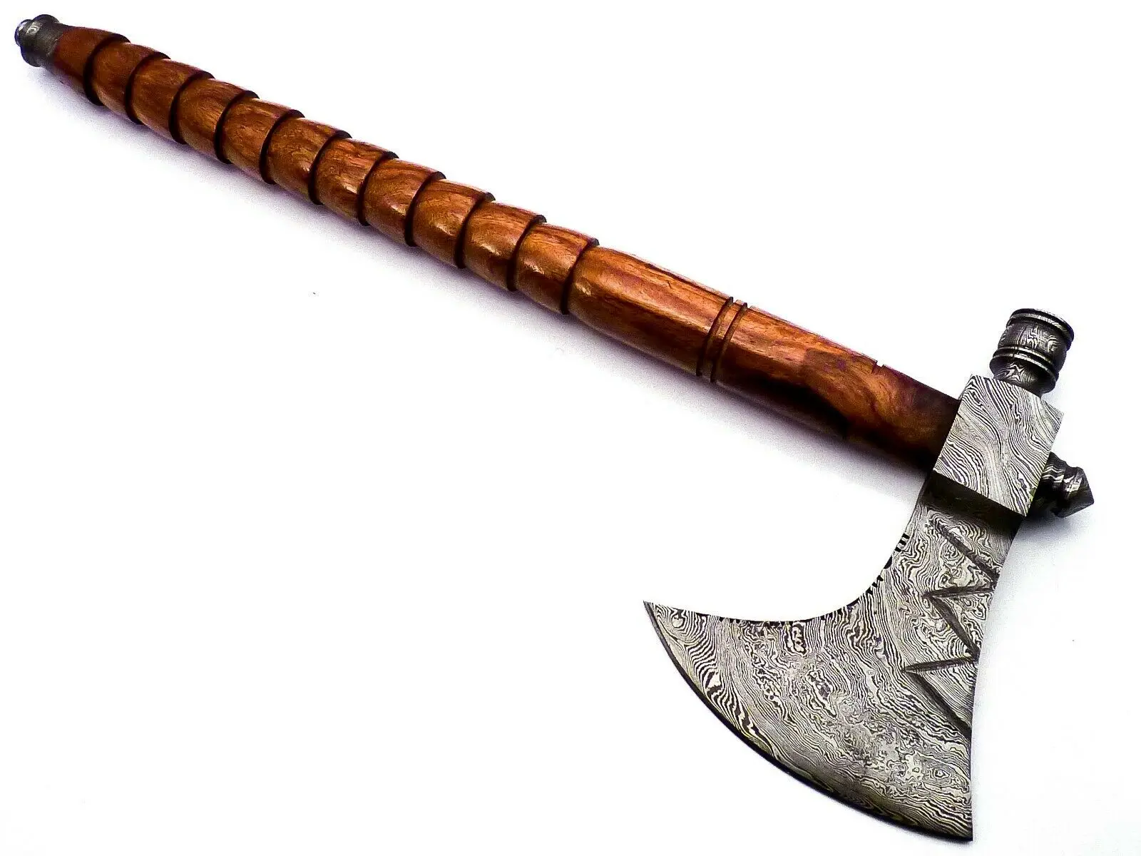 Новый стиль Топор Ручной работы из дамасской стали 100% Высокое качество с деревянной ручкой