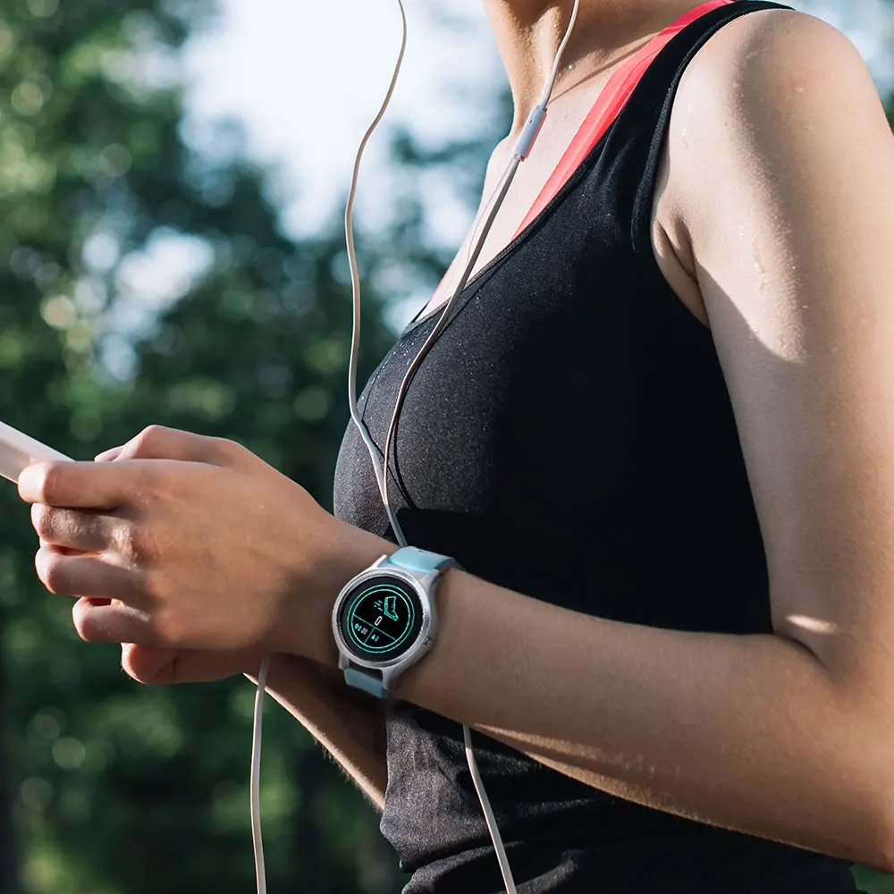 Водонепроницаемые Смарт-часы IP68 дуговое стекло 2.5D мониторинг сердечного ритма в режиме реального времени информационное уведомление измерение артериального давления