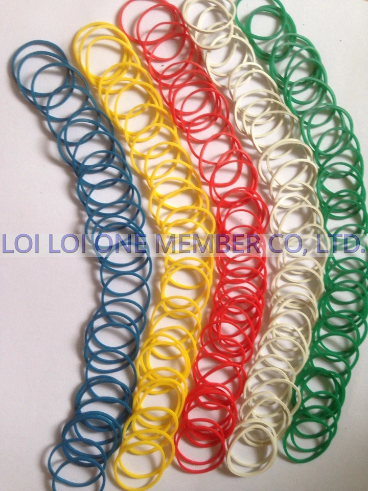 2020 Wholesale girl Fashion Elastic Rubber Bands Floral tie Hair Accessories / Colorful compound natural rubber band